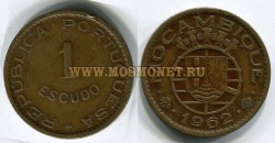 Монета 1 эскудо 1962 год Мозамбик