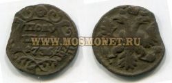 Монета медная полушка 1736 года. Императрица Анна Иоановна