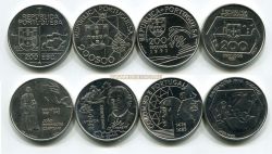 Набор из 4-х монет 200 эскудо 1991 года Португалия