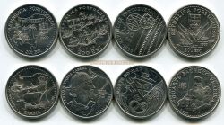 Набор из 4-х монет 200 эскудо 1999 года Португалия