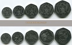 Набор из 5-ти монет 1997 года Сан-Томе и Принсипи