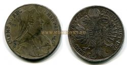Монета серебряная 1 талер 1771 года. Мария Торезия. Австрия