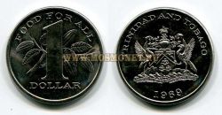 Монета 1 доллар 1969 год Тринидад и Тобаго