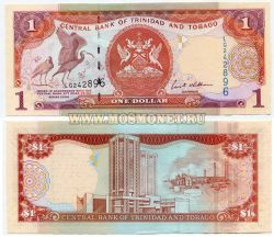 Банкнота 1 доллар 2006 год Тринидад и Тобаго